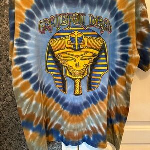 Grateful Dead Blue and Brown Short Sleeve Tee